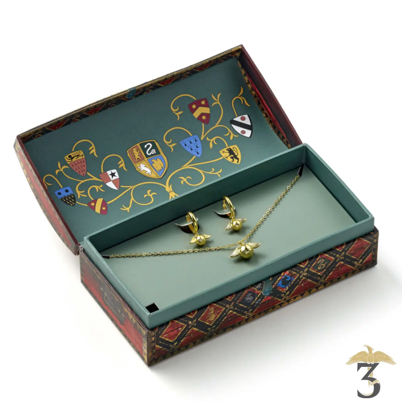 Coffret bijoux malle de quidditch – harry potter - Les Trois Reliques, magasin Harry Potter - Photo N°1