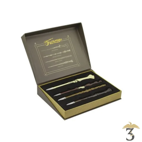 Coffret de 4 stylos baguettes edition collector - Les Trois Reliques, magasin Harry Potter - Photo N°1
