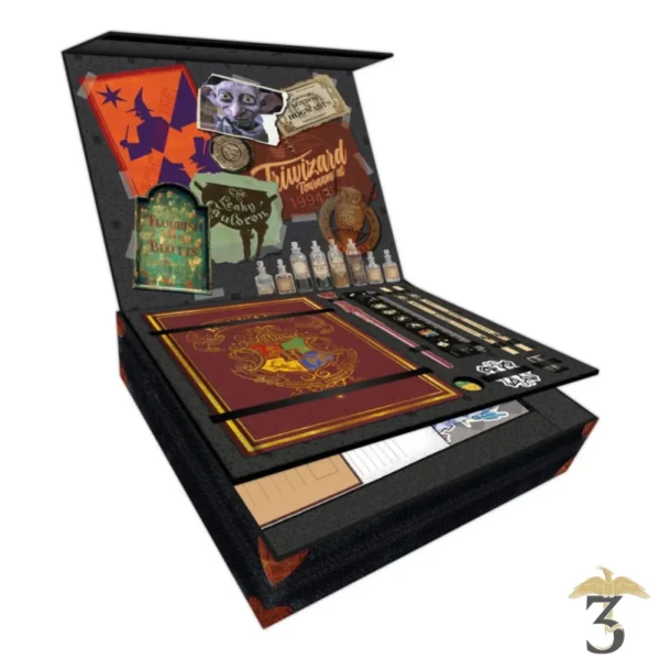 Coffret de papeterie ecusson colore harry potter - Les Trois Reliques, magasin Harry Potter - Photo N°2