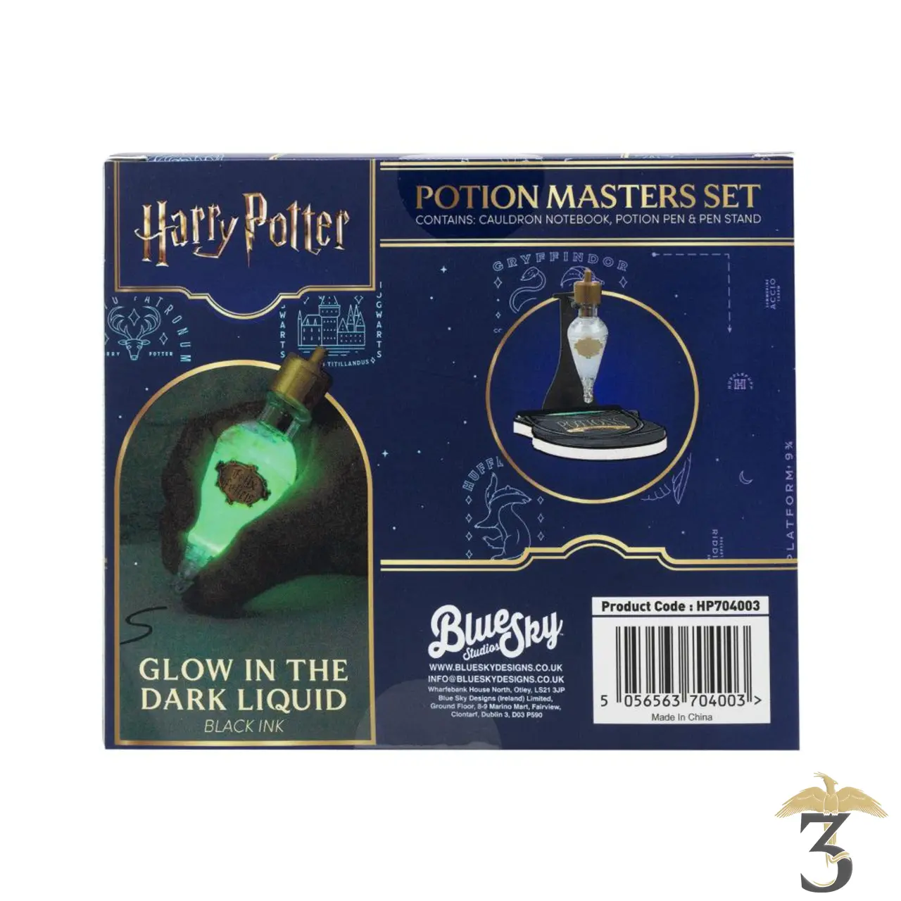 Coffret du maître des potions (lampe / stylo / post-it) - Les Trois Reliques, magasin Harry Potter - Photo N°6