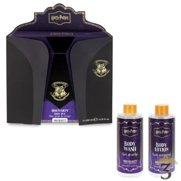 Coffret duo pour le corps édition poudlard – harry potter - Les Trois Reliques, magasin Harry Potter - Photo N°1