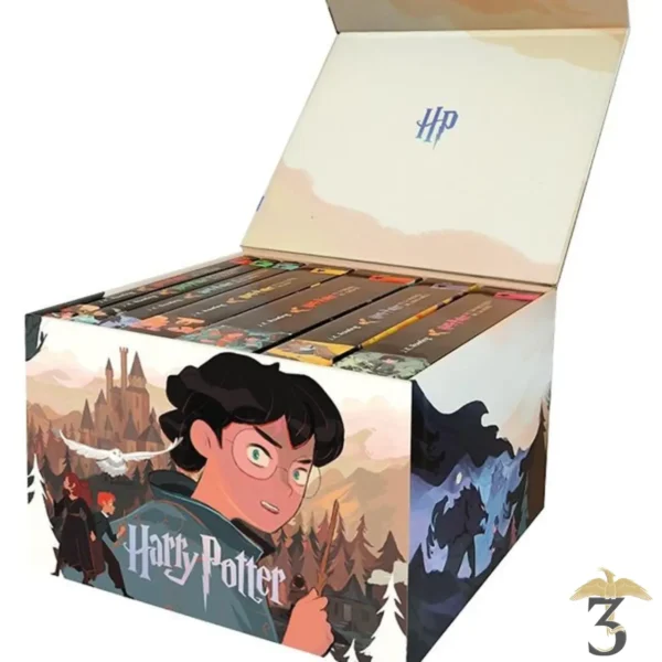 Coffret harry potter : les 7 livres de la saga – folio - Les Trois Reliques, magasin Harry Potter - Photo N°1