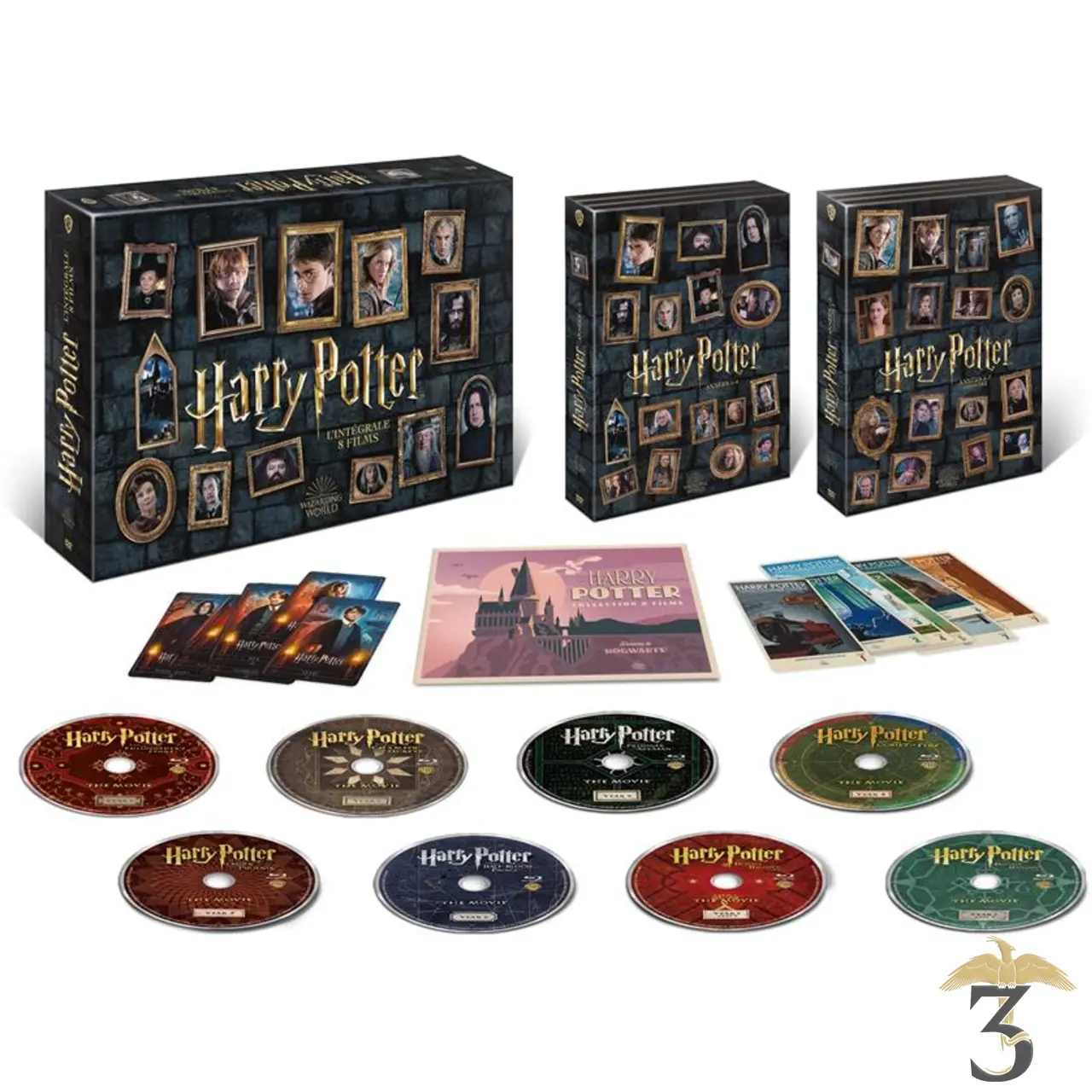 DVDFr - Harry Potter - L'intégrale des 8 films (Retour à Poudlard) - Blu-ray