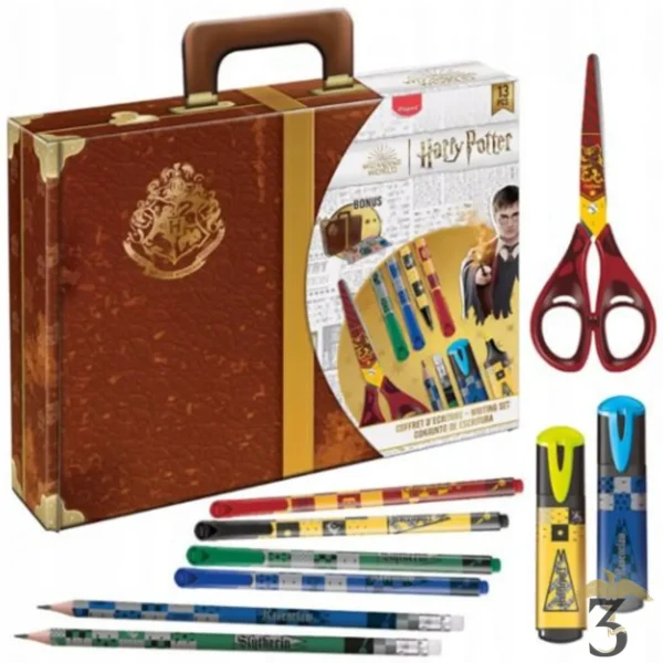 Coffret la mallette d ecriture 13 pièces - Les Trois Reliques, magasin Harry Potter - Photo N°2