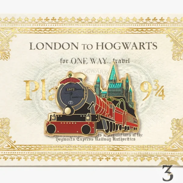 coffret pin s et marque-page poudlard express – minalima - Les Trois Reliques, magasin Harry Potter - Photo N°2