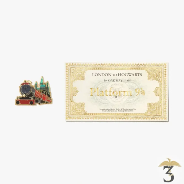 coffret pin s et marque-page poudlard express – minalima - Les Trois Reliques, magasin Harry Potter - Photo N°3
