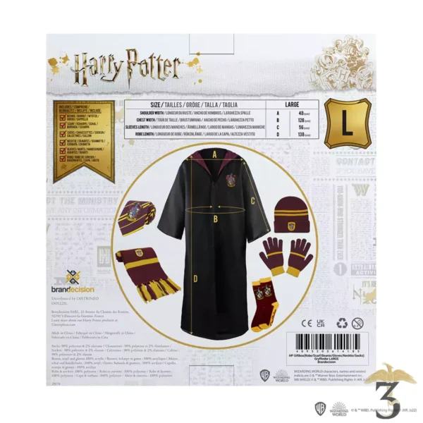 Bijoux Harry Potter - Pack trois bagues Gryffondor