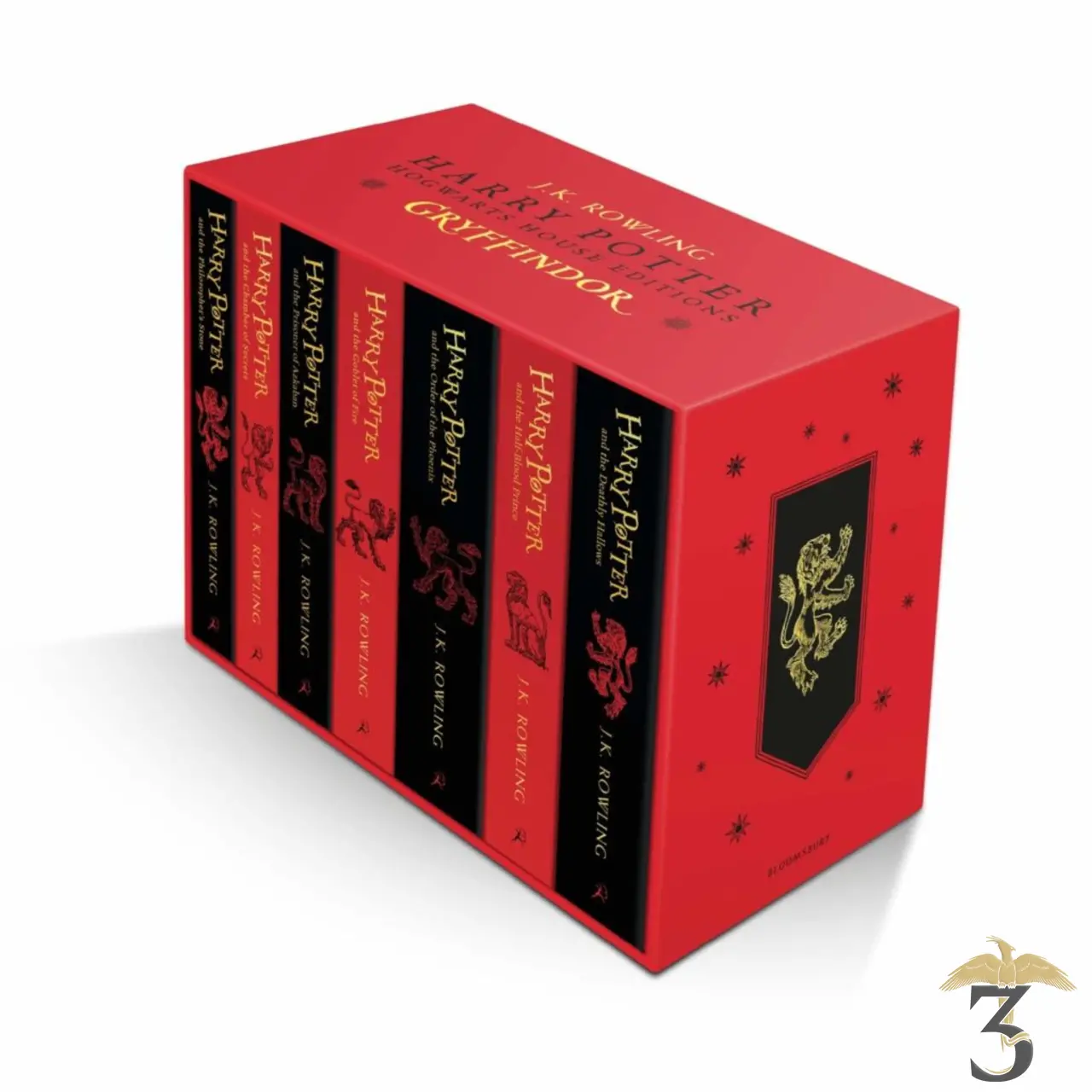 Coffret vide harry potter edition collector 7 tomes gryffondor - Les Trois Reliques, magasin Harry Potter - Photo N°1