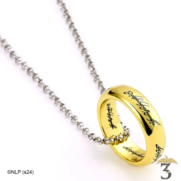 Collier anneau unique – le seigneur des anneaux - Les Trois Reliques, magasin Harry Potter - Photo N°3