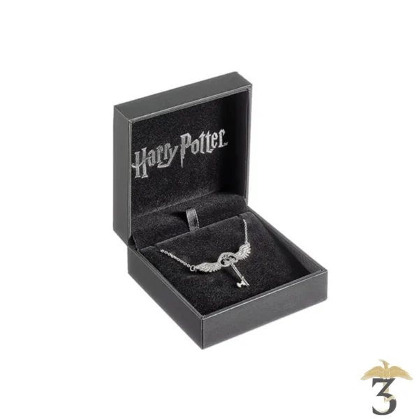 COLLIER CLE VOLANTE ARGENT 925E - Les Trois Reliques, magasin Harry Potter - Photo N°2