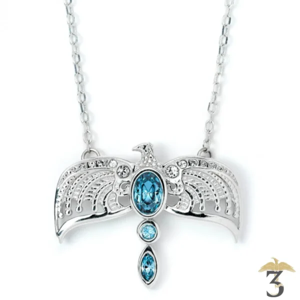 Collier diademe argent sterling avec cristaux - Les Trois Reliques, magasin Harry Potter - Photo N°2