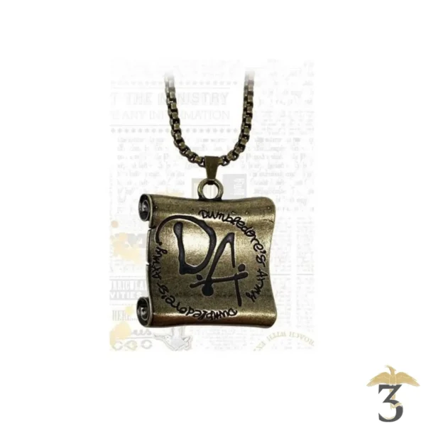 COLLIER DUMDLEDORE S ARMY EDITION LIMITEE - Les Trois Reliques, magasin Harry Potter - Photo N°1