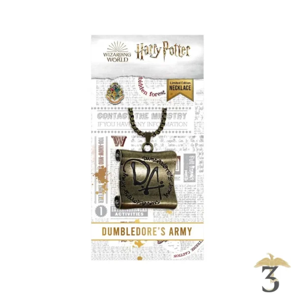 COLLIER DUMDLEDORE S ARMY EDITION LIMITEE - Les Trois Reliques, magasin Harry Potter - Photo N°2