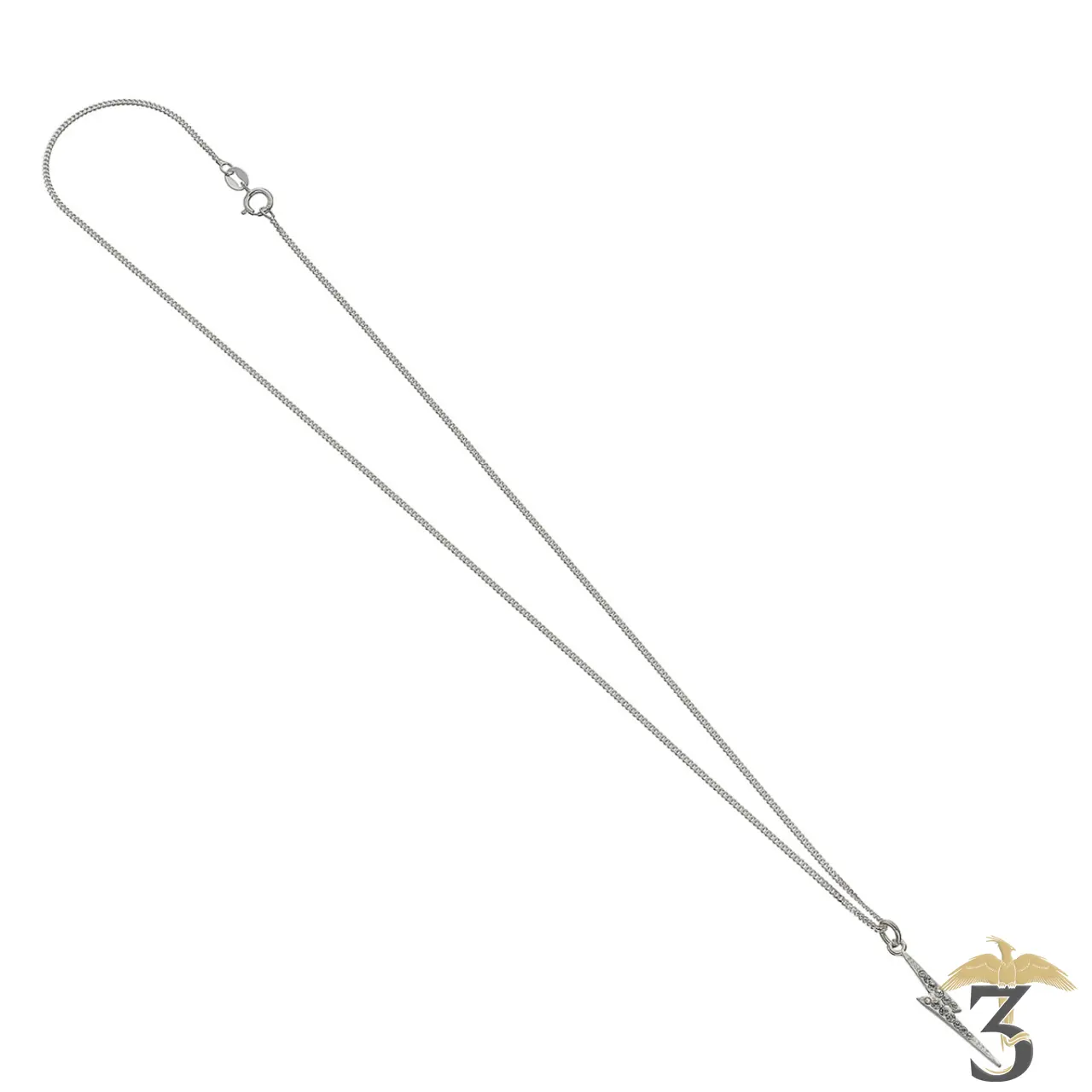 Collier éclair avec cristaux - Les Trois Reliques, magasin Harry Potter - Photo N°2