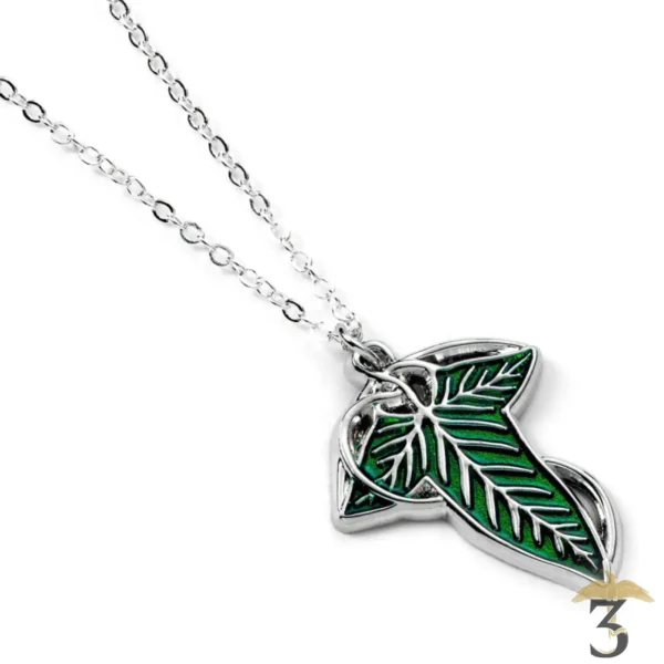 Collier feuille de la lorien – le seigneur des anneaux - Les Trois Reliques, magasin Harry Potter - Photo N°2
