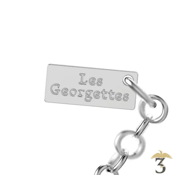 Collier patronus chien argentée avec cuir – les georgettes x harry potter - Les Trois Reliques, magasin Harry Potter - Photo N°4