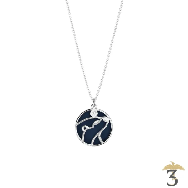 Collier patronus loutre argentée cuir – les georgettes x harry potter - Les Trois Reliques, magasin Harry Potter - Photo N°6