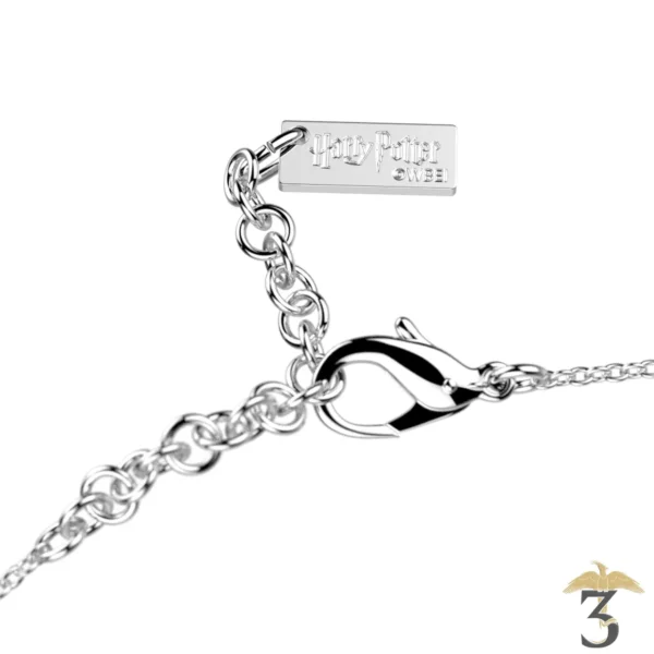 Collier patronus phoenix argentée avec cuir – les georgettes x harry potter - Les Trois Reliques, magasin Harry Potter - Photo N°3