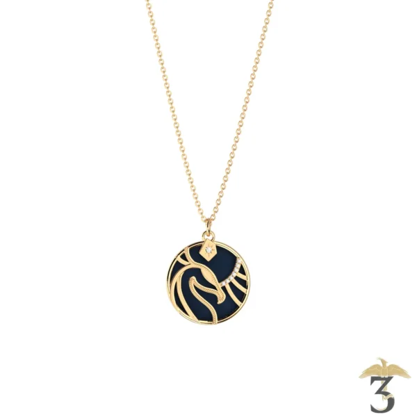 Collier patronus phoenix dorée avec cuir – les georgettes x harry potter - Les Trois Reliques, magasin Harry Potter - Photo N°7