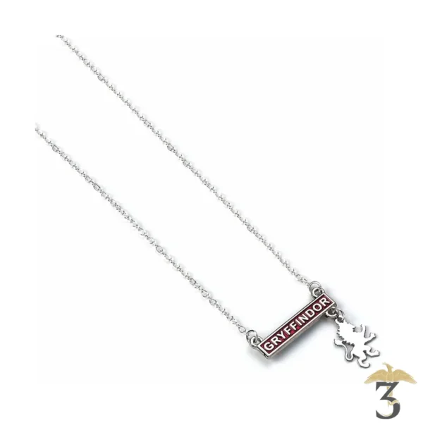 Collier plaque gryffondor - Les Trois Reliques, magasin Harry Potter - Photo N°1