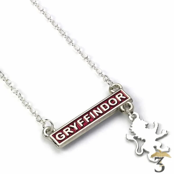Collier plaque gryffondor - Les Trois Reliques, magasin Harry Potter - Photo N°2
