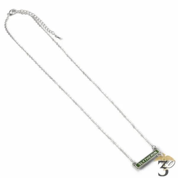 Collier plaque serpentard - Les Trois Reliques, magasin Harry Potter - Photo N°2