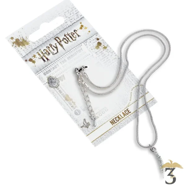 Collier plume Harry Potter plaqué argent - Les Trois Reliques, magasin Harry Potter - Photo N°5