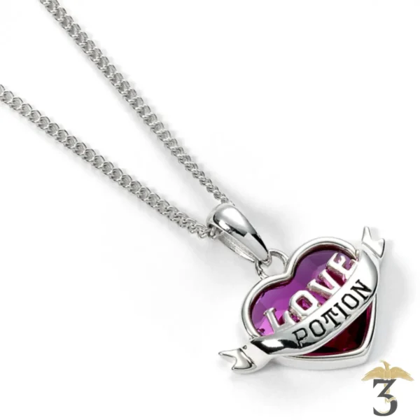 Collier potion d amour argent 925e - Les Trois Reliques, magasin Harry Potter - Photo N°1