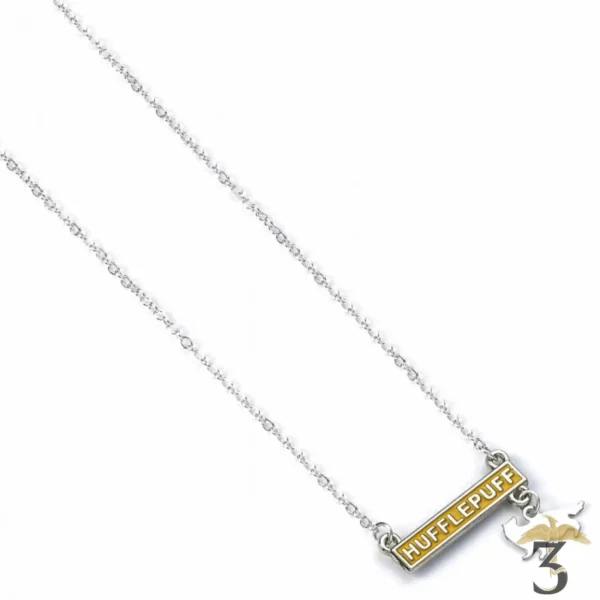 Collier Poufsouffle barre & charm - Harry Potter - Les Trois Reliques, magasin Harry Potter - Photo N°3