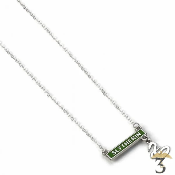 Collier Serpentard barre & charm - Harry Potter - Les Trois Reliques, magasin Harry Potter - Photo N°3