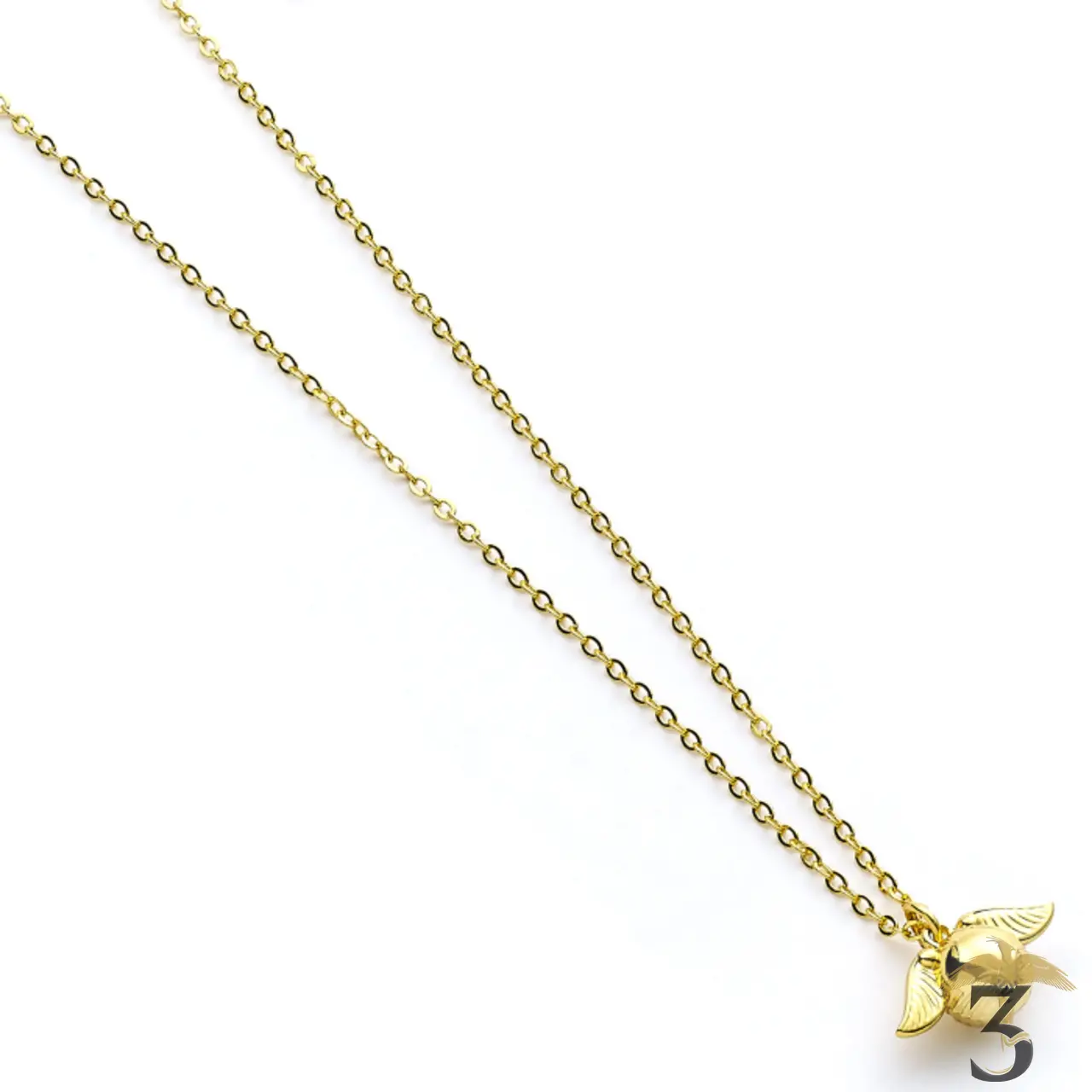 Collier vif d or 3d doré – harry potter - Les Trois Reliques, magasin Harry Potter - Photo N°2