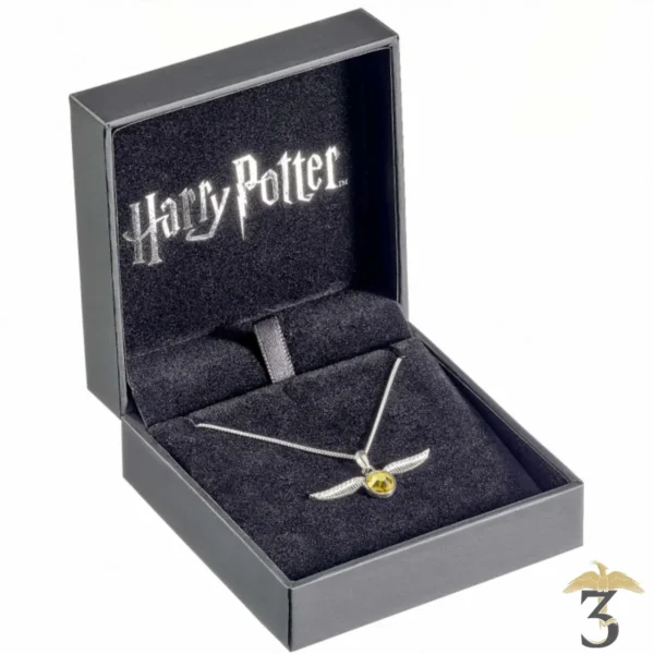 COLLIER VIF D OR AVEC CRISTAUX - Les Trois Reliques, magasin Harry Potter - Photo N°3