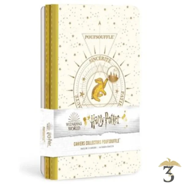 CONSTELLATIONS : PACK DE 3 CAHIERS POUFSOUFFLE - Les Trois Reliques, magasin Harry Potter - Photo N°1