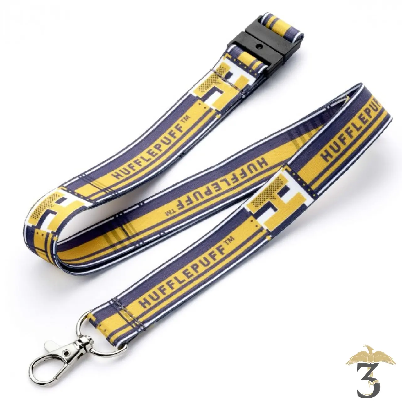 Cordon lanière de cou Poufsouffle - Harry Potter - Les Trois Reliques, magasin Harry Potter - Photo N°1