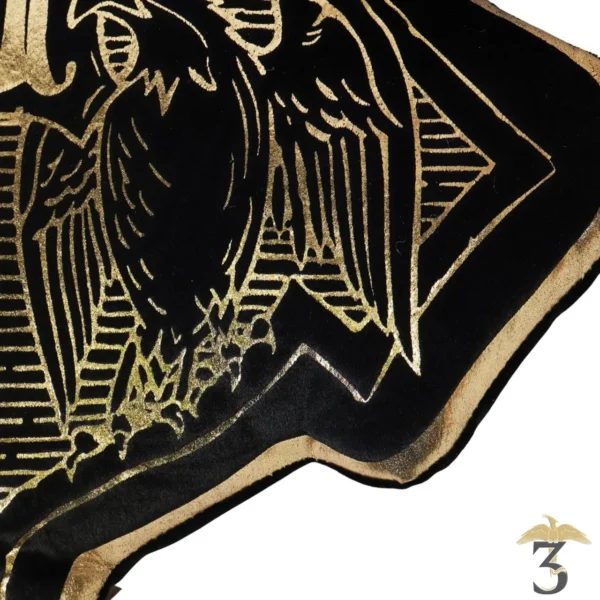 Coussin en velours blason de poudlard 43 cm – harry potter - Les Trois Reliques, magasin Harry Potter - Photo N°2