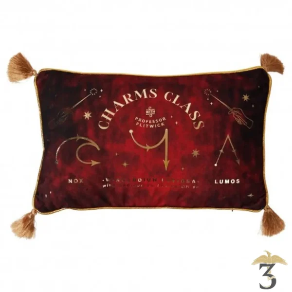 Coussin en velours cours de charmes 50 x 30 cm – harry potter - Les Trois Reliques, magasin Harry Potter - Photo N°1