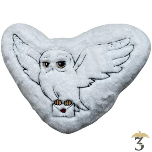 COUSSIN FORME HEDWIGE EFFET PLUME - Les Trois Reliques, magasin Harry Potter - Photo N°1