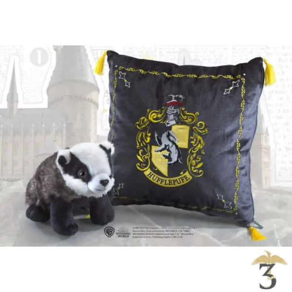 Coussin Poufsouffle et peluche - Noble Collection - Harry Potter - Les Trois Reliques, magasin Harry Potter - Photo N°1