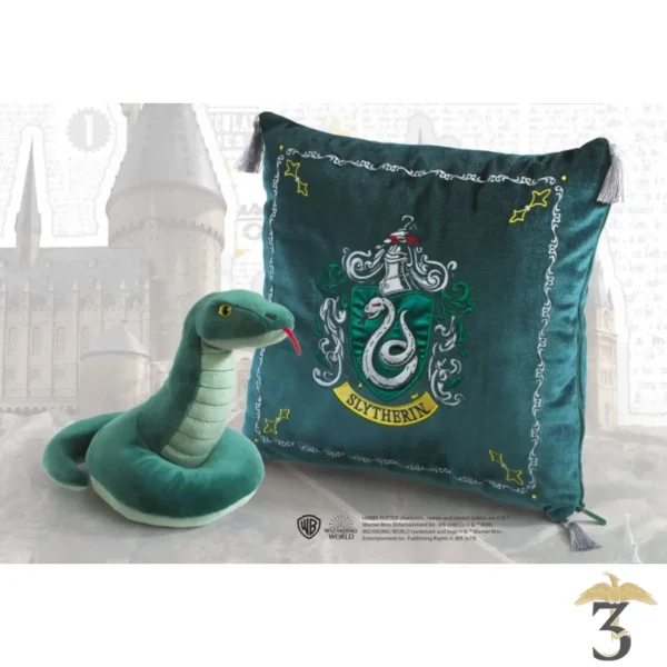 Coussin Serpentard et peluche - Noble Collection Harry Potter - Les Trois Reliques, magasin Harry Potter - Photo N°1