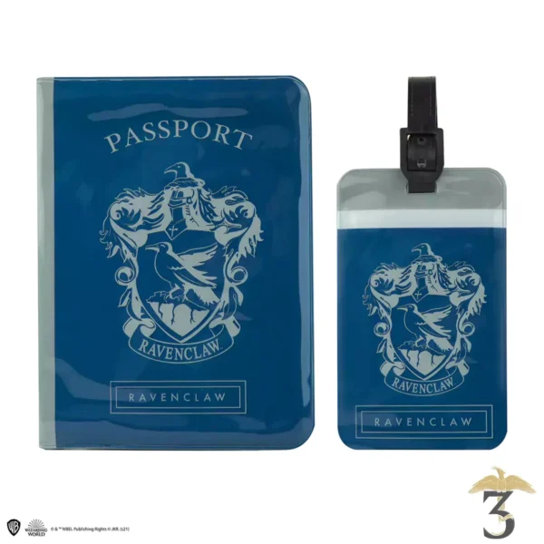 COUVERTURE DE PASSEPORT + PORTE-ETIQUETTE SERD - Les Trois Reliques, magasin Harry Potter - Photo N°1