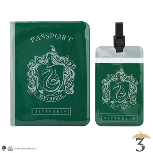 COUVERTURE DE PASSEPORT + PORTE-ETIQUETTE SERP - Les Trois Reliques, magasin Harry Potter - Photo N°1