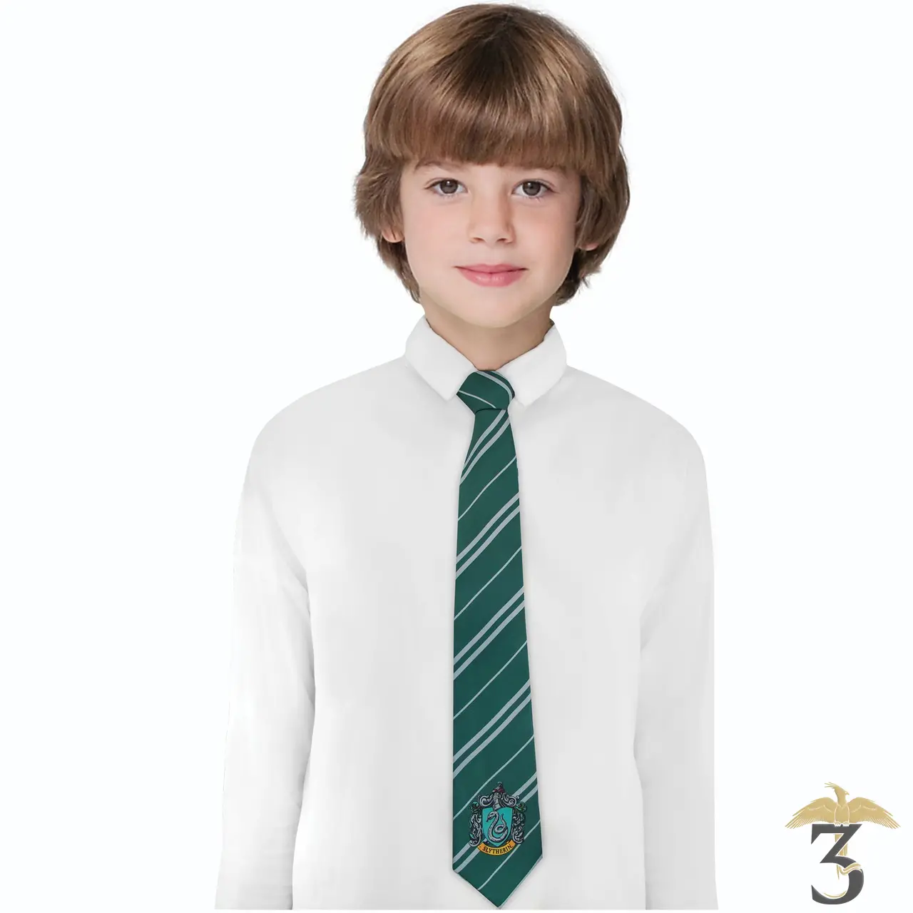Cravate déguisement kids serpentard - Les Trois Reliques, magasin Harry Potter - Photo N°2