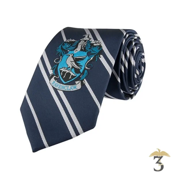 Cravate Serdaigle (adulte) logo tissé - Harry Potter - Les Trois Reliques, magasin Harry Potter - Photo N°1