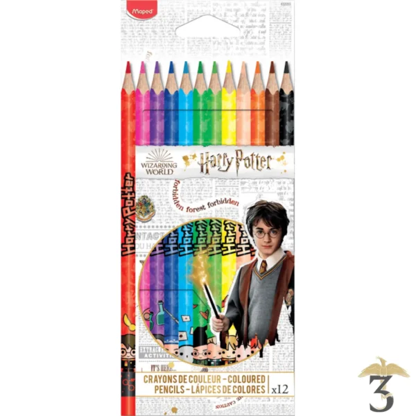 CRAYONS COULEUR X12 - Les Trois Reliques, magasin Harry Potter - Photo N°1