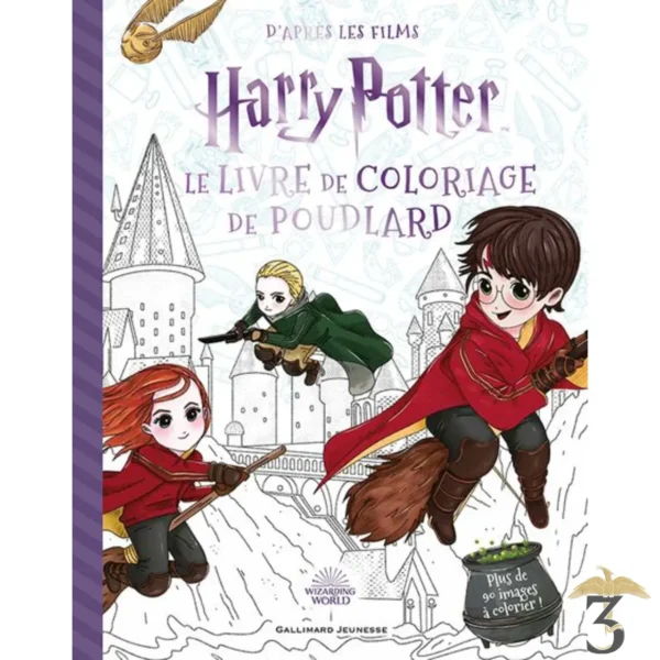 D apres les films harry potter le livre de coloriage de poudlard - Les Trois Reliques, magasin Harry Potter - Photo N°1