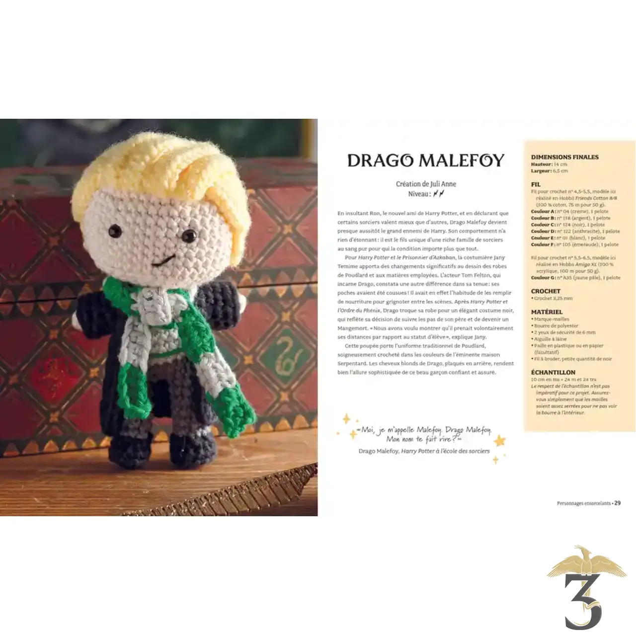 Dans l univers des films harry potter la magie du crochet amigurumi - Les Trois Reliques, magasin Harry Potter - Photo N°5