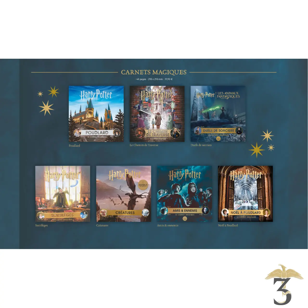 D’après les films harry potter amis et ennemis le carnet magique (grand format) - Les Trois Reliques, magasin Harry Potter - Photo N°2