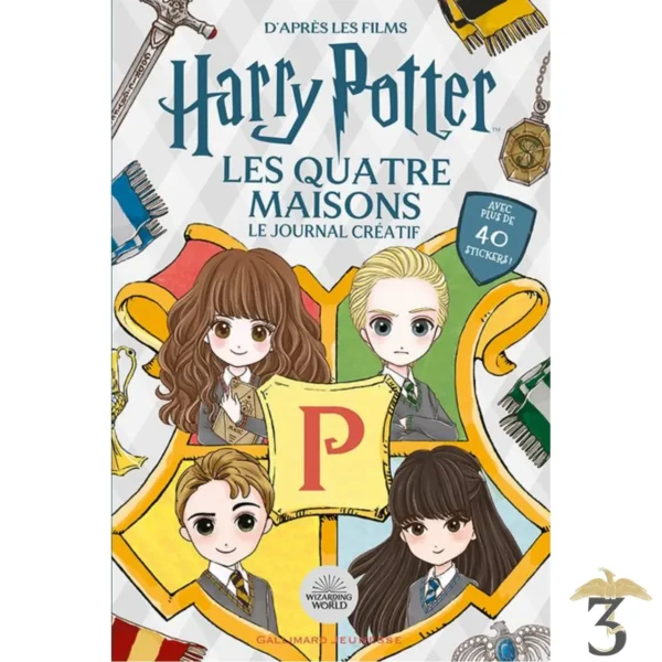 D’aprés les films harry potter les quatre maison le journal creatif - Les Trois Reliques, magasin Harry Potter - Photo N°1