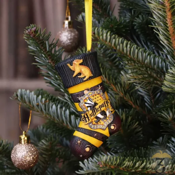 DECORATION CHAUSSETTE poufsouffle - Les Trois Reliques, magasin Harry Potter - Photo N°3