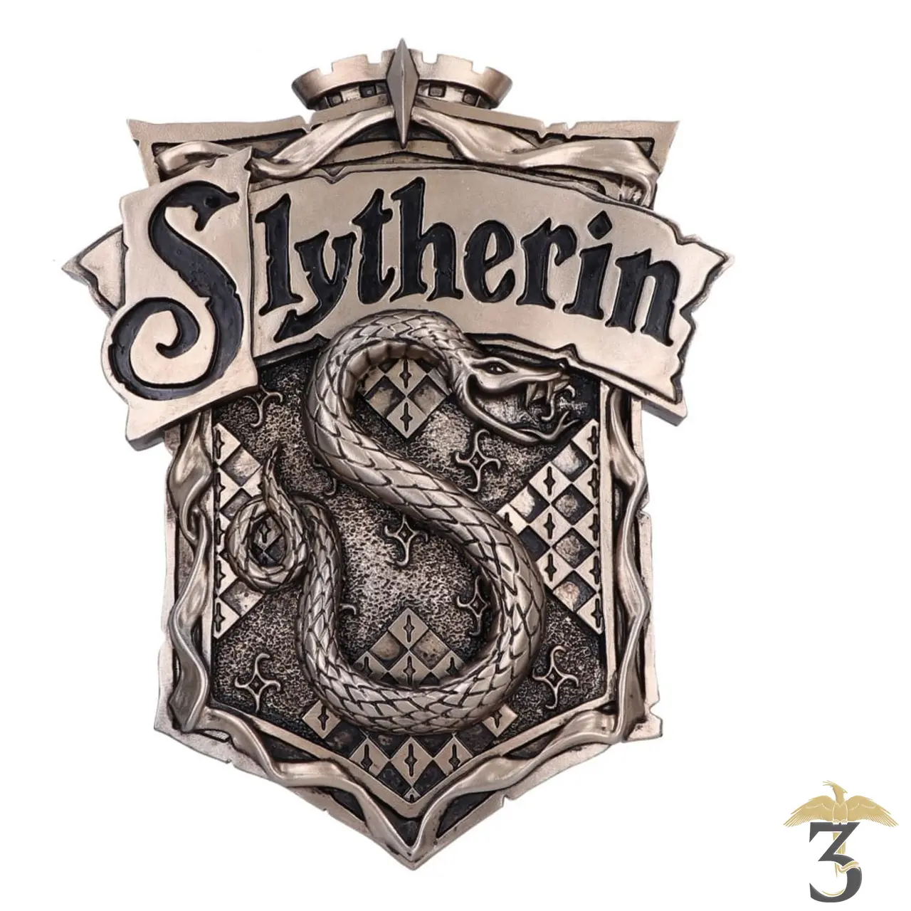 Décoration murale serpentard 20cm - Les Trois Reliques, magasin Harry Potter - Photo N°1